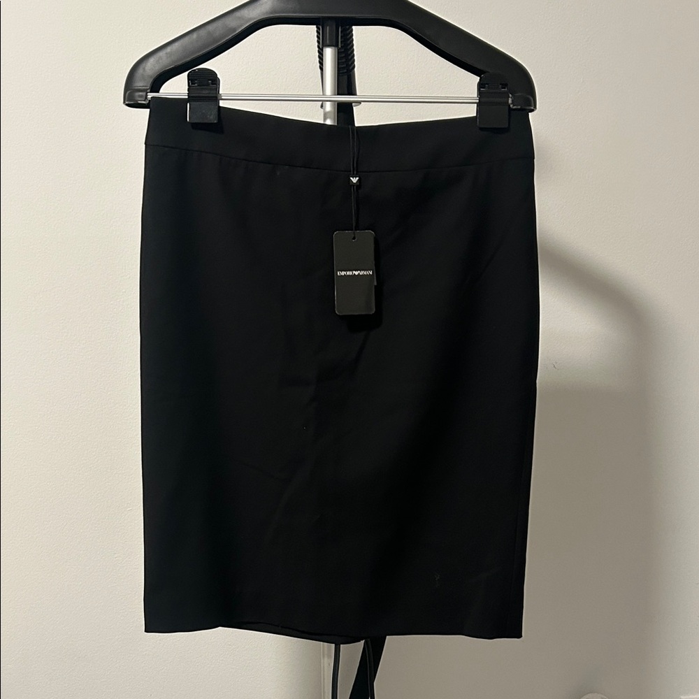 Emporio Armani Black Pencil Skirt